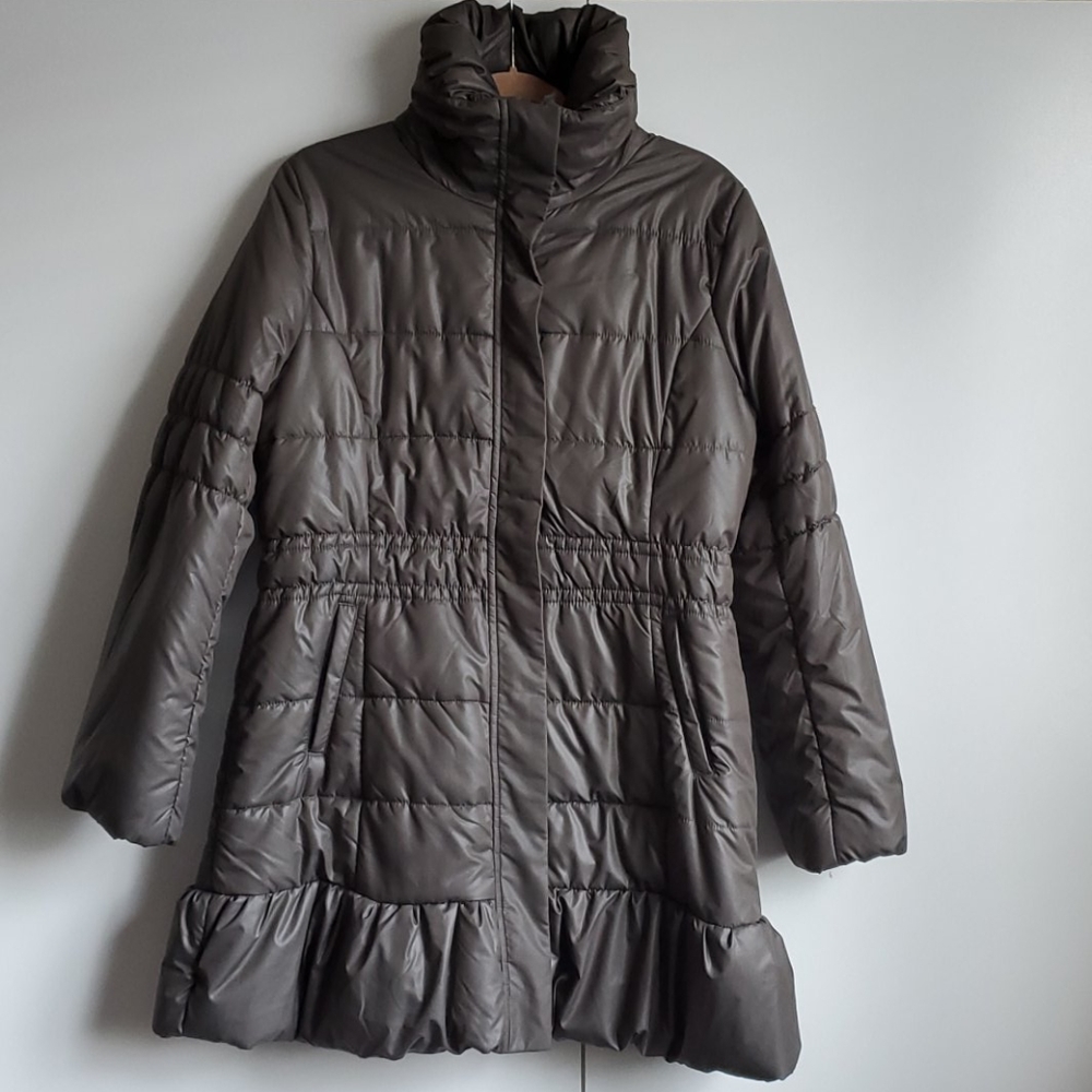 Olive green Puffy Winter Coat